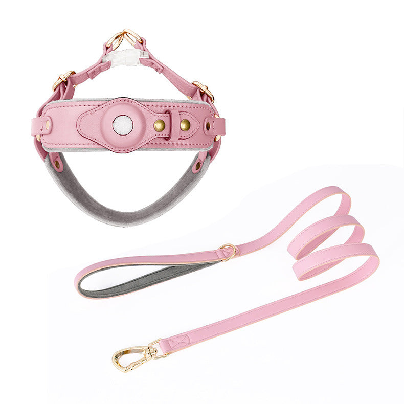 Dog Harness with AirTag Holder