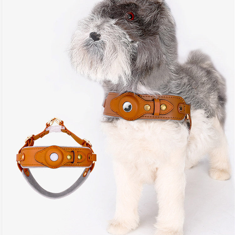Dog Harness with AirTag Holder