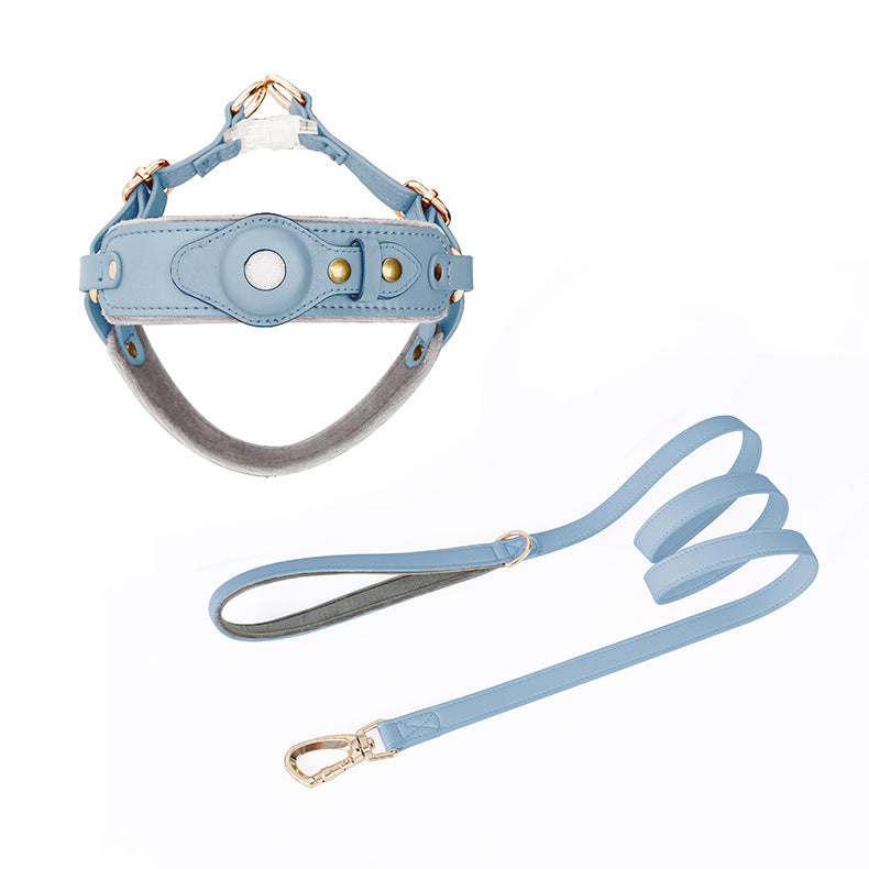 Dog Harness with AirTag Holder