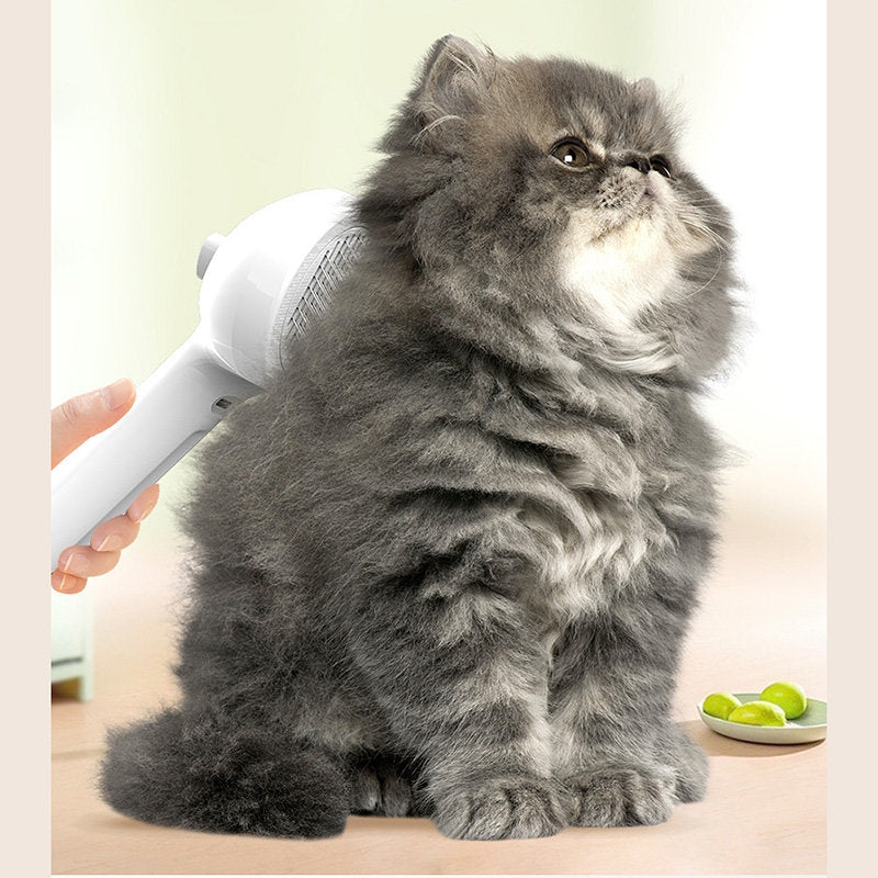 Self-Cleaning Pet Grooming Brush with Mist