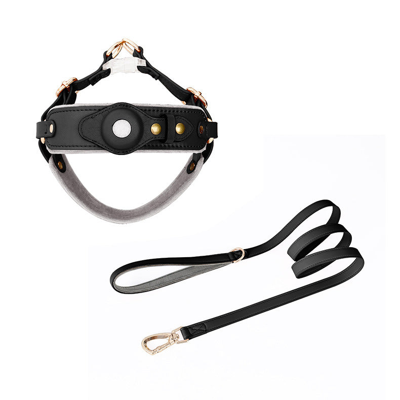 Dog Harness with AirTag Holder