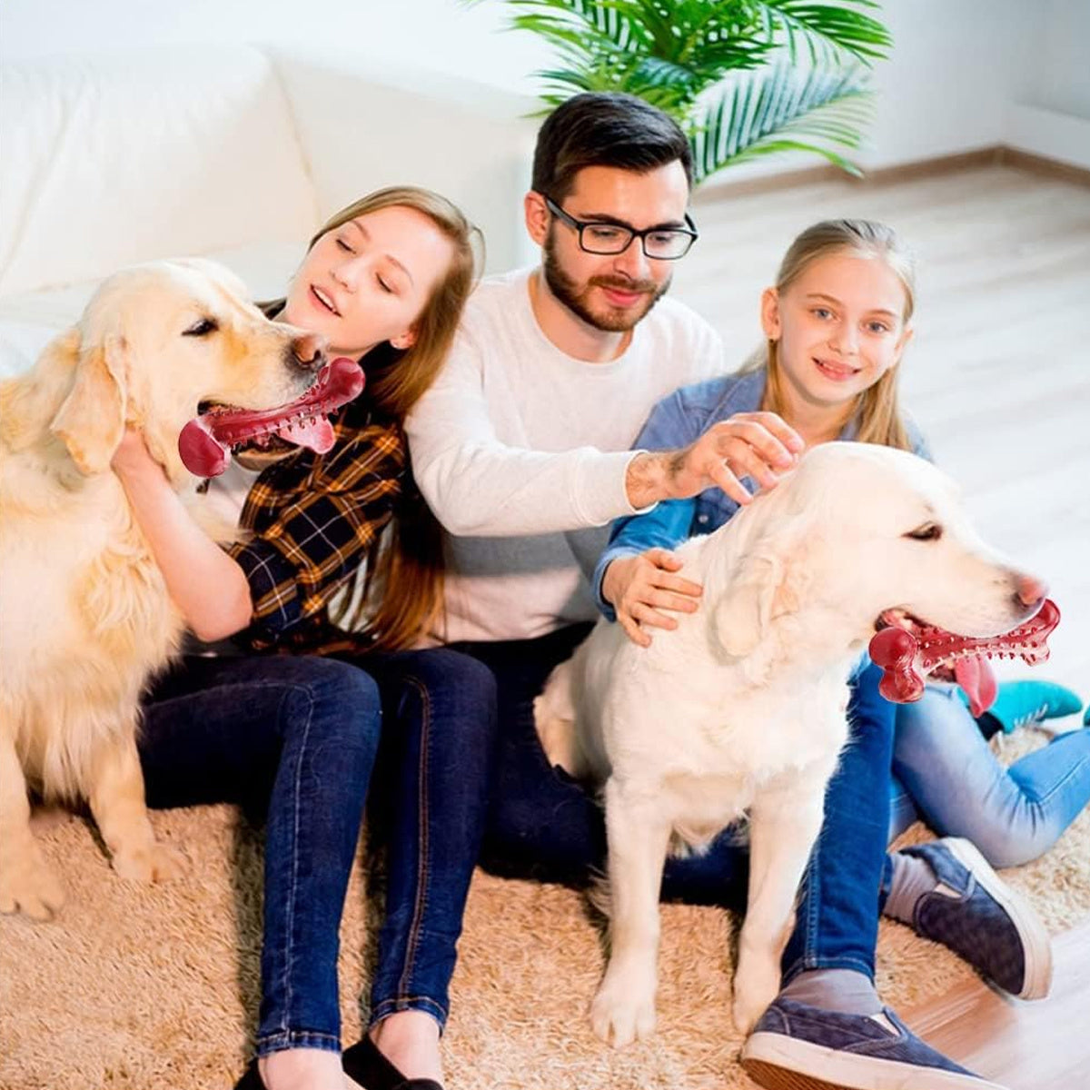 Durable Rubber Chew Toy for Aggressive Chewers