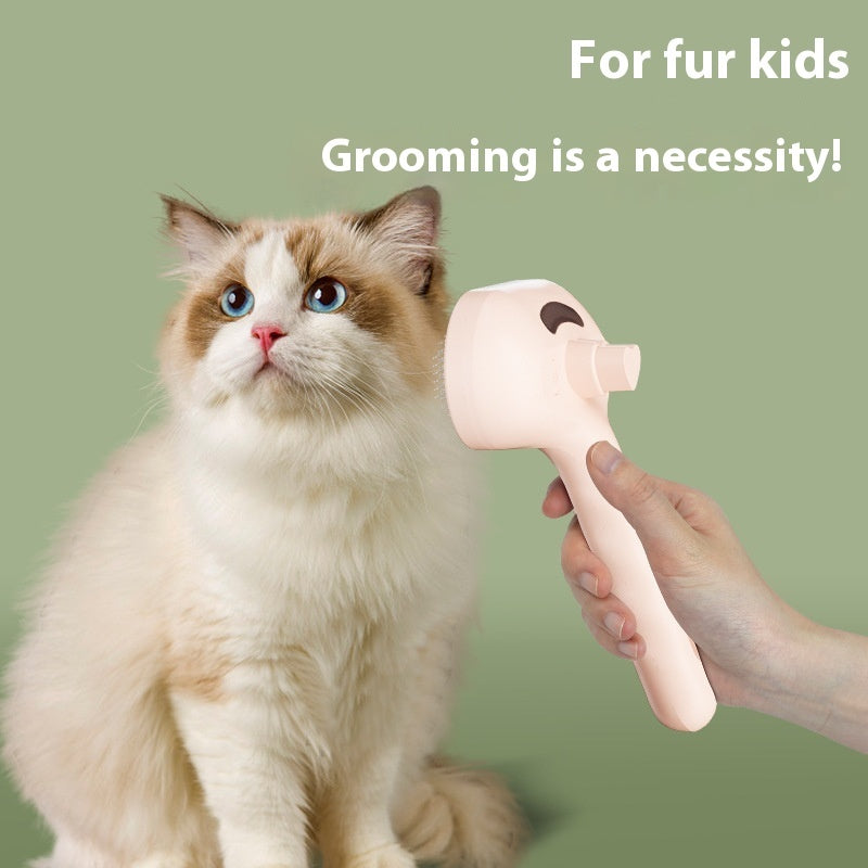 Pet Grooming Spray Brush with Mist