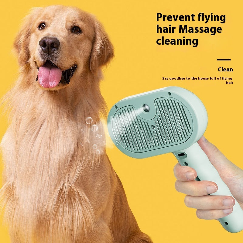 Pet Grooming Spray Brush with Mist