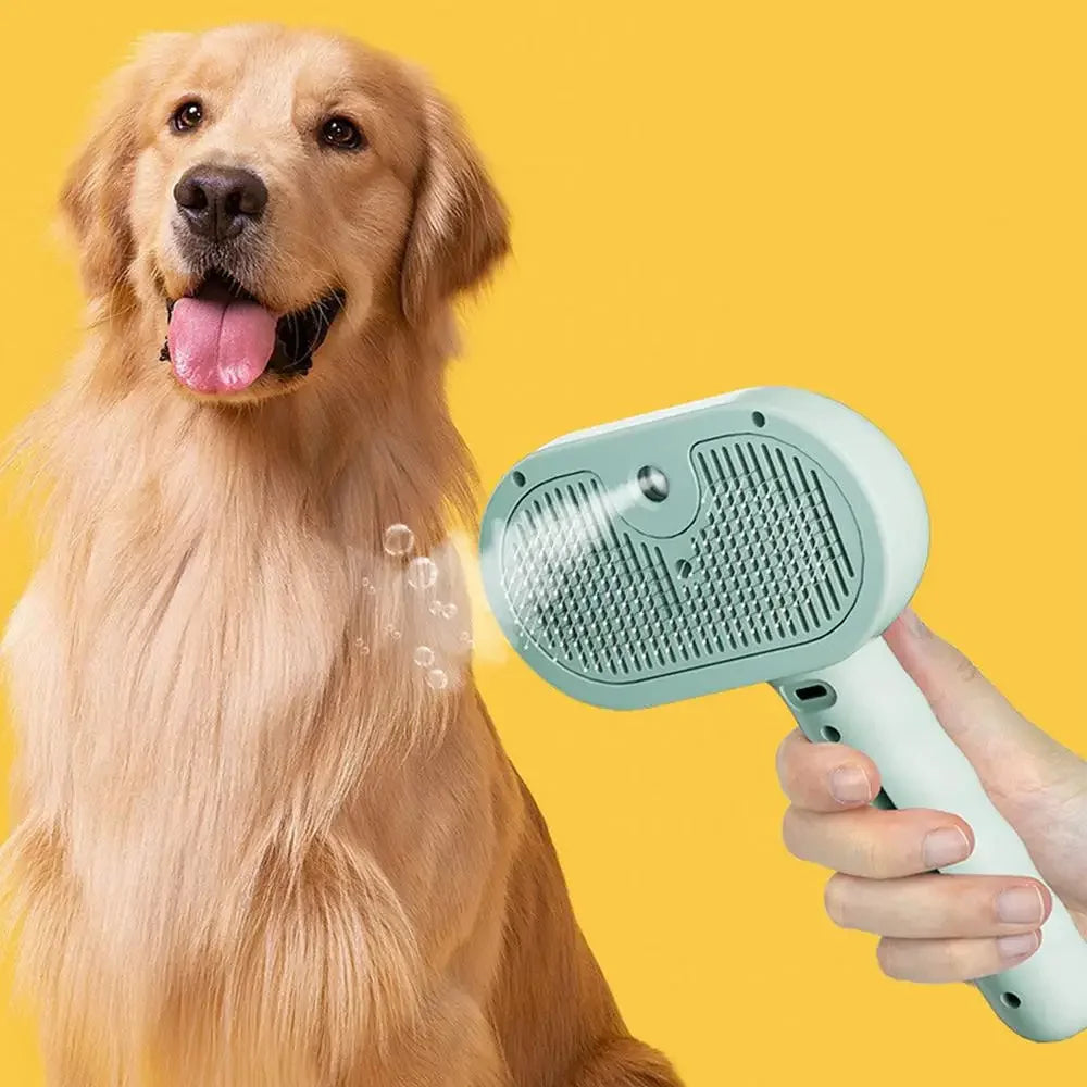 Pet Grooming Spray Brush with Mist
