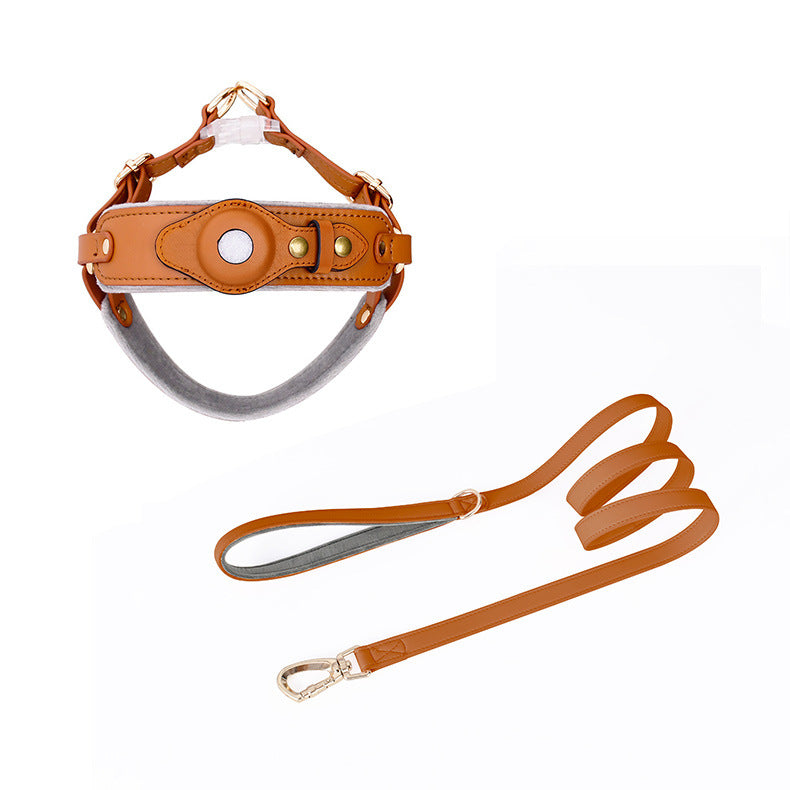 Dog Harness with AirTag Holder