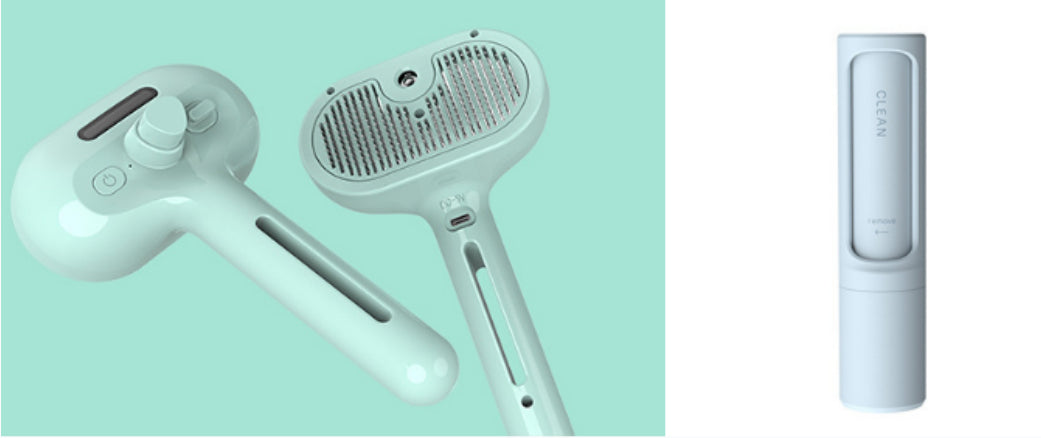 Self-Cleaning Pet Grooming Brush with Mist