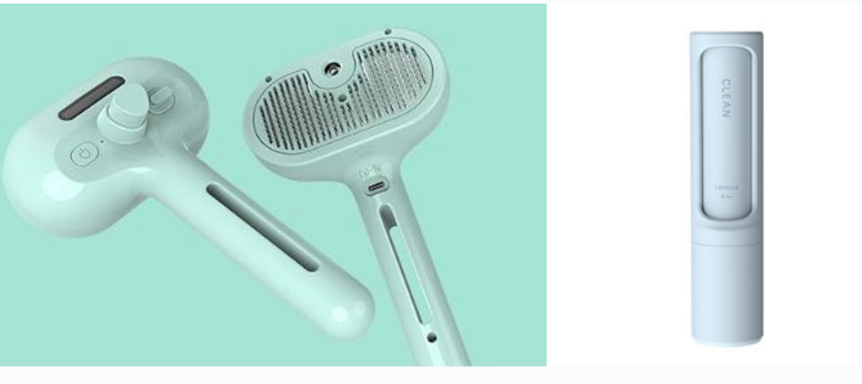 Self-Cleaning Pet Grooming Brush with Mist