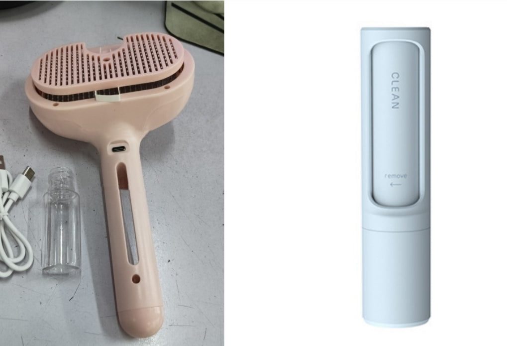 Self-Cleaning Pet Grooming Brush with Mist