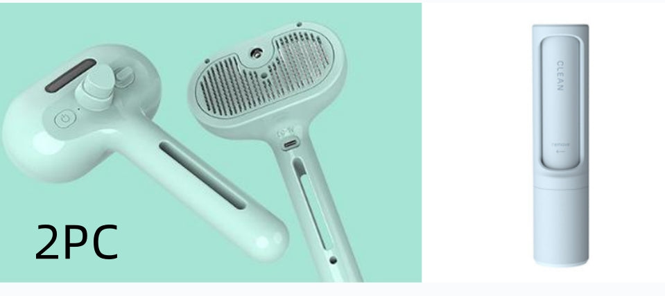 Self-Cleaning Pet Grooming Brush with Mist