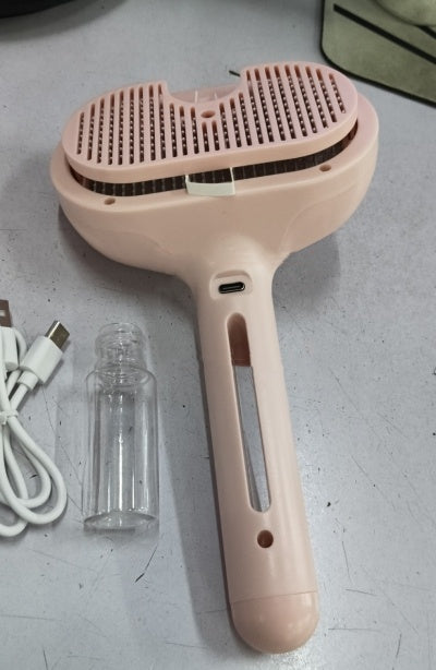 Self-Cleaning Pet Grooming Brush with Mist