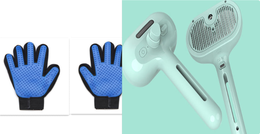 Self-Cleaning Pet Grooming Brush with Mist