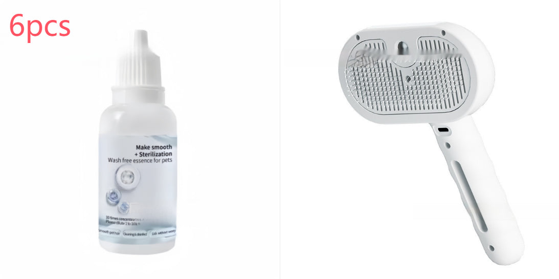 Pet Grooming Spray Brush with Mist